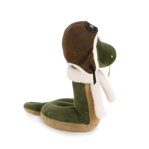 Игрушка м/н Змей Авиатор, 20см, зеленый в интернет-магазине флористических аксессуаров Азалия Декор