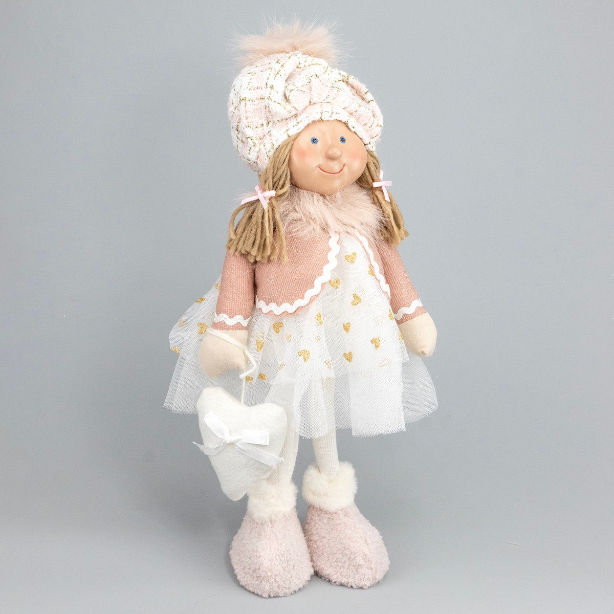 Сувенир Мальчик/Девочка, H49х21х16см, в асс., розовый в интернет-магазине флористических аксессуаров Азалия Декор