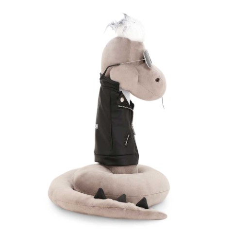 Игрушка м/н Змей Димон, 40см, серый в интернет-магазине флористических аксессуаров Азалия Декор