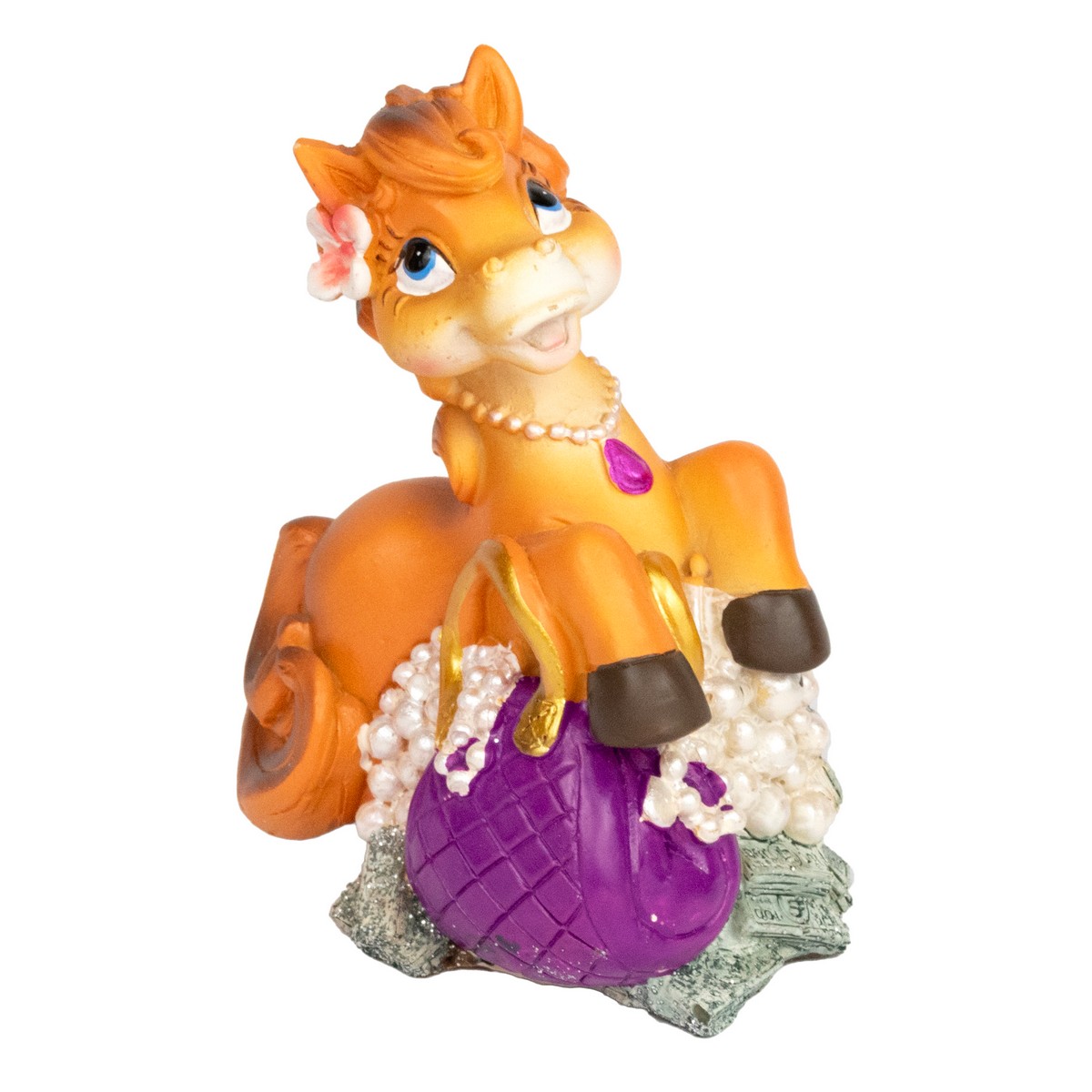 Лошадка-копилка, 9х6,5х11,5см, в ассорт. в интернет-магазине флористических аксессуаров Азалия Декор