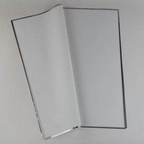 Пленка с каймой Серебро 45мкр, 20 листов, 57х57см, белый в интернет-магазине флористических аксессуаров Азалия Декор