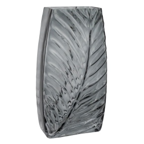 Ваза (стекло), 15хH28см, серый в интернет-магазине флористических аксессуаров Азалия Декор