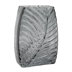 Ваза (стекло), 15хH21см, серый в интернет-магазине флористических аксессуаров Азалия Декор