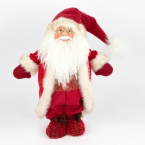 Сувенир Санта, H54x16x10см, красный в интернет-магазине флористических аксессуаров Азалия Декор