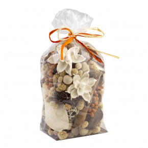 Набор сухоцветов, 365 гр, натуральный/оранжевый в интернет-магазине флористических аксессуаров Азалия Декор