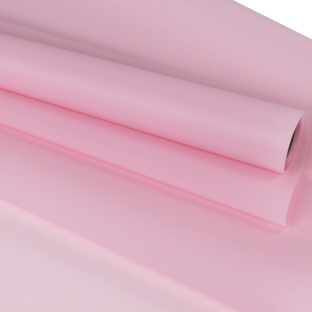 Пленка матовая 50мкр, 58 см 10 м, светло-розовый в интернет-магазине флористических аксессуаров Азалия Декор
