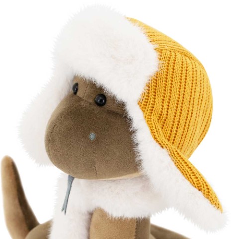 Игрушка м/н Змей Гоша, 25см, коричневый в интернет-магазине флористических аксессуаров Азалия Декор