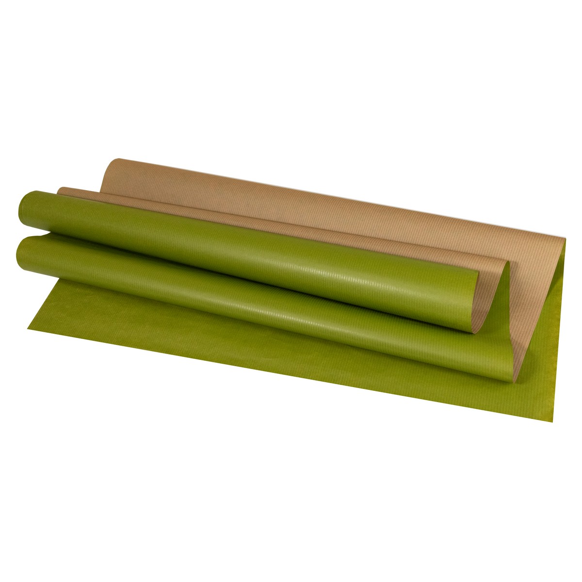 Бумага упаковочная крафт 45гр, 60 см 10 м, оливковый в интернет-магазине флористических аксессуаров Азалия Декор