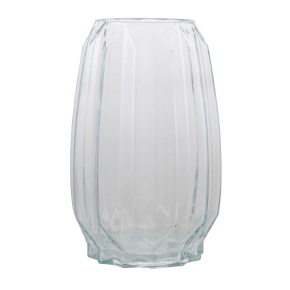 Ваза (стекло), D12,5хH20см, прозрачный в интернет-магазине флористических аксессуаров Азалия Декор