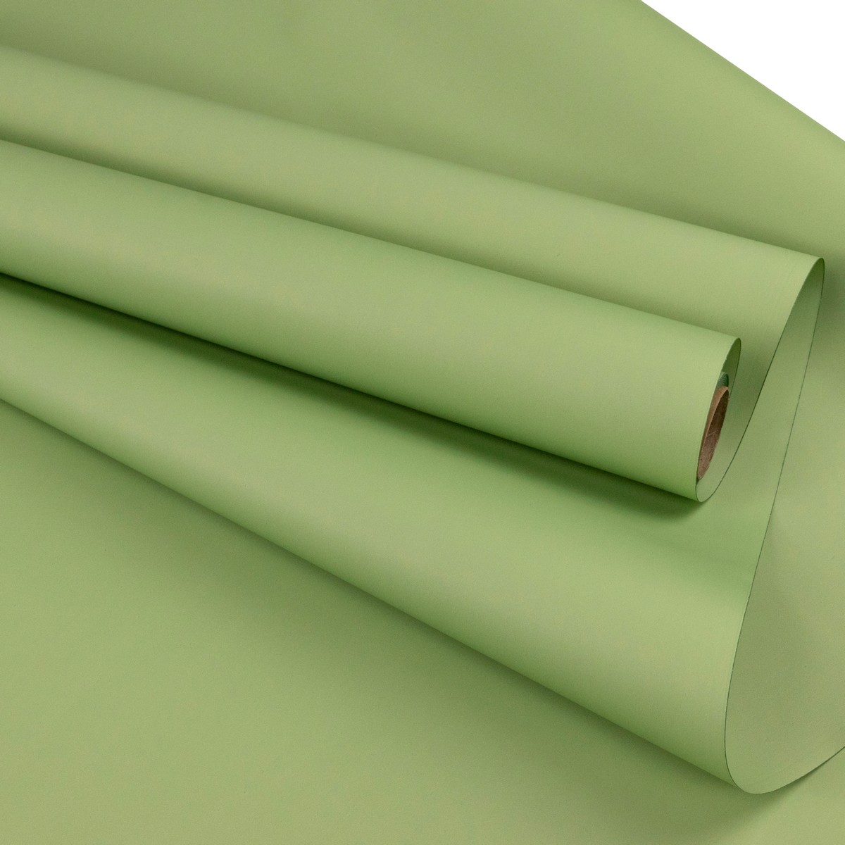 Пленка матовая 65мкр, 50 см 10 м, оливковый в интернет-магазине флористических аксессуаров Азалия Декор