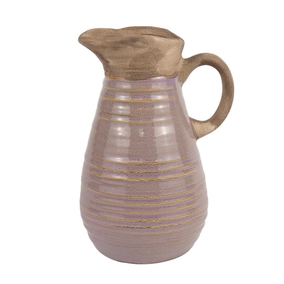 Кувшин (керамика), H15,5x11,5x9см, цв. в асс. в интернет-магазине флористических аксессуаров Азалия Декор