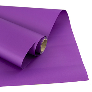 Пленка матовая 50 см 10 м, ярко-сиреневый в интернет-магазине флористических аксессуаров Азалия Декор