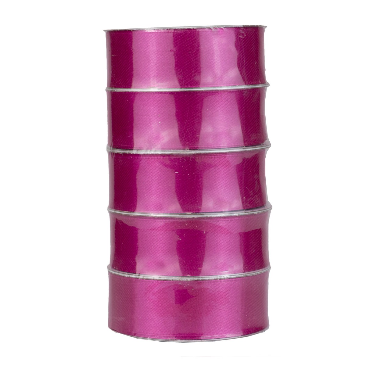 Лента (атлас), 25 мм 22,7 м, фуксия в интернет-магазине флористических аксессуаров Азалия Декор