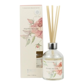 Диффузор с ароматом Пиона (стекло), 100мл в интернет-магазине флористических аксессуаров Азалия Декор