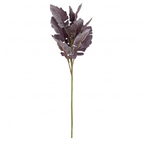 Ветка с листьями, 50см, бордовый в интернет-магазине флористических аксессуаров Азалия Декор