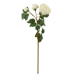 Роза, 58см, белый в интернет-магазине флористических аксессуаров Азалия Декор