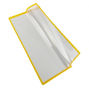 Пленка с каймой, 20 листов, 58х58см, желтый в интернет-магазине флористических аксессуаров Азалия Декор