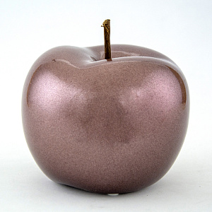 Сувенир Яблоко (керамика), 12х12см, сиреневый в интернет-магазине флористических аксессуаров Азалия Декор
