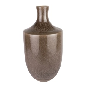 Ваза Бутылка (керамика), D20хH40см, коричневый в интернет-магазине флористических аксессуаров Азалия Декор