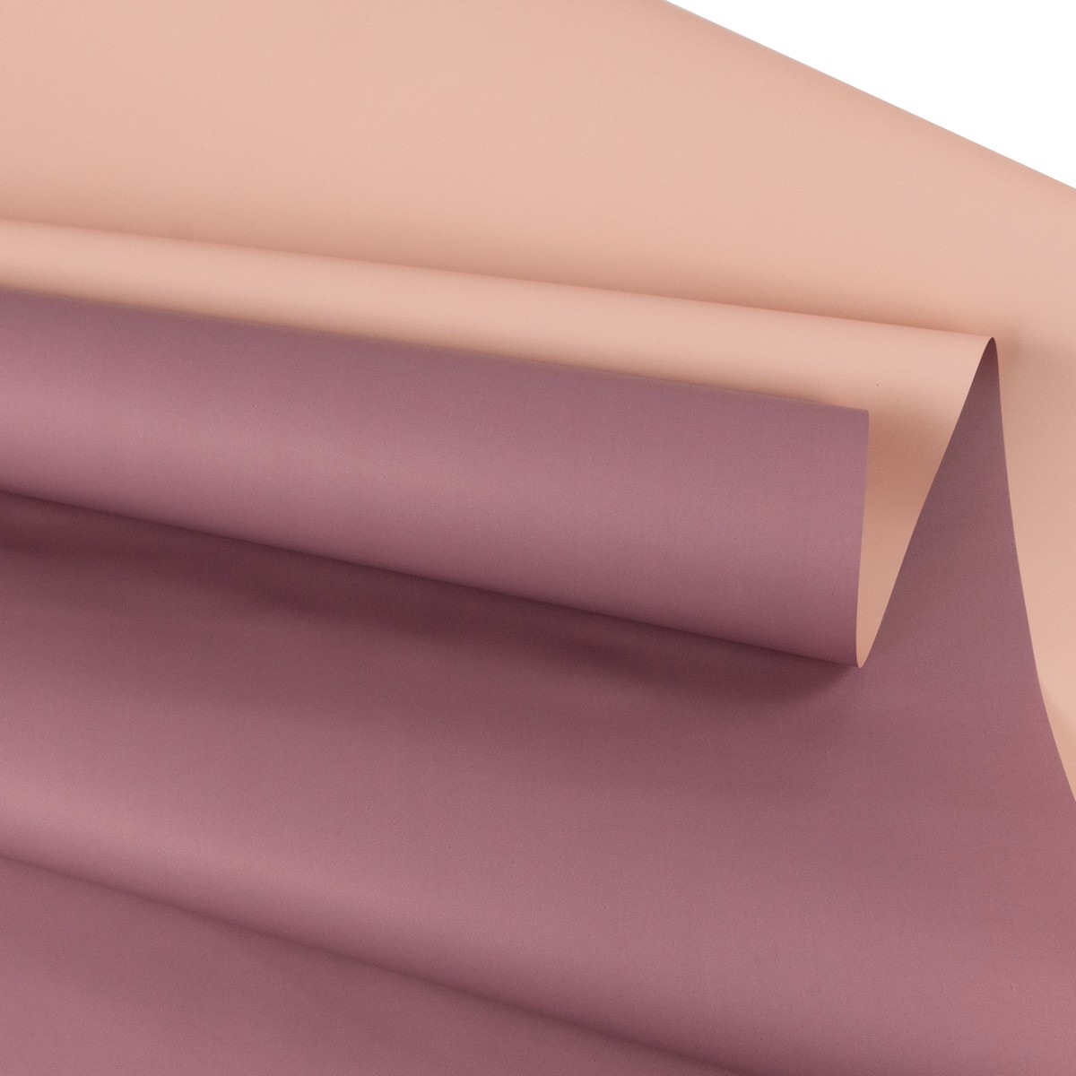 Пленка матовая двусторонняя 65мкр, 58 см 10 м, персиковый/пудровый в интернет-магазине флористических аксессуаров Азалия Декор