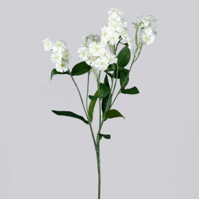 Гвоздика садовая кустовая, 65см, белый в интернет-магазине флористических аксессуаров Азалия Декор