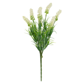 Лаванда на вставке, 34см, белый в интернет-магазине флористических аксессуаров Азалия Декор