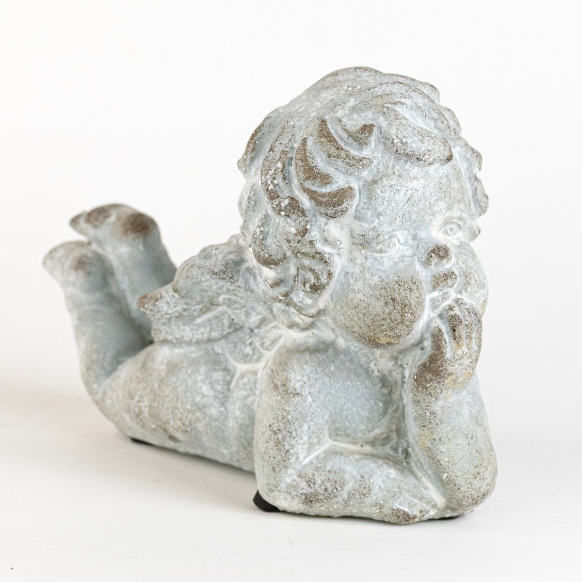 Сувенир Ангелочек (бетон), H12x17x8,5см, серый в интернет-магазине флористических аксессуаров Азалия Декор