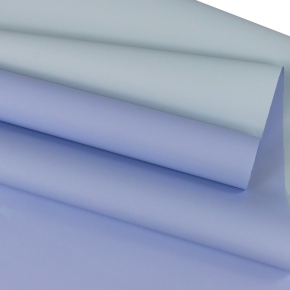 Пленка матовая двусторонняя 65мкр, 58 см 10 м, нежно-голубой/голубой в интернет-магазине флористических аксессуаров Азалия Декор
