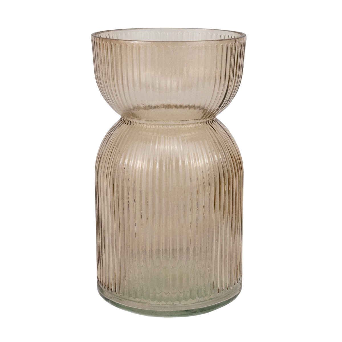 Ваза (стекло), H19,5xD11см, цв. в асс в интернет-магазине флористических аксессуаров Азалия Декор