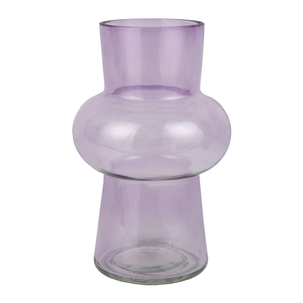 Ваза (стекло), H19xD12см, цв. в асс в интернет-магазине флористических аксессуаров Азалия Декор