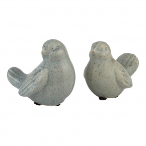 Сувенир Птичка (керамика), 10x7x8см, зеленый в интернет-магазине флористических аксессуаров Азалия Декор