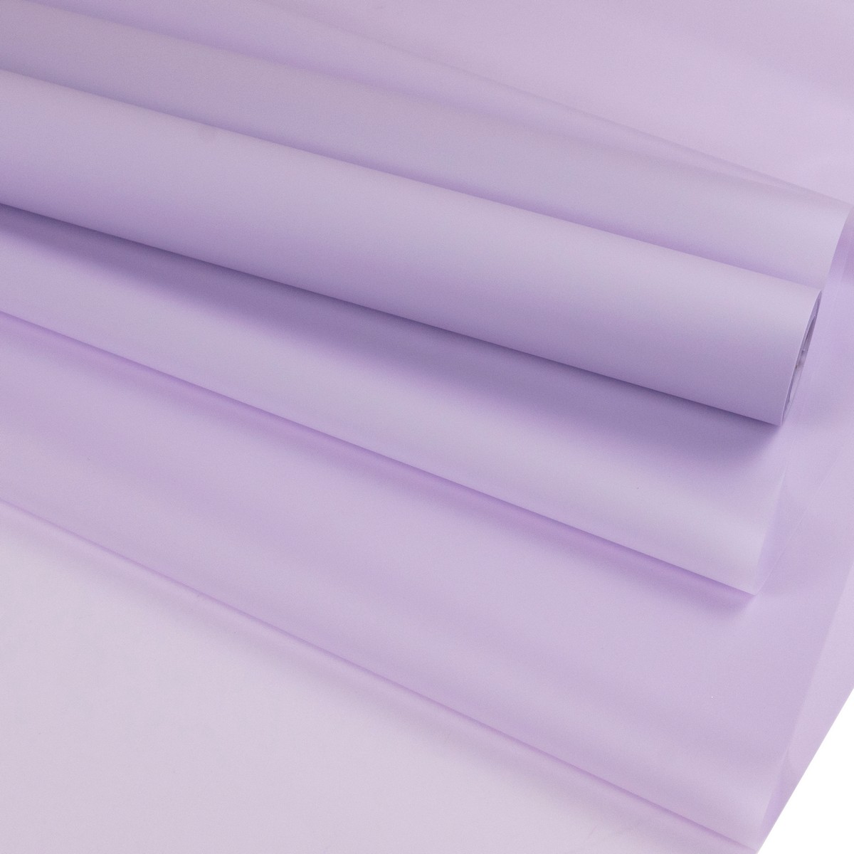 Пленка матовая 50мкр, 58 см 30 м, светло-сиреневый в интернет-магазине флористических аксессуаров Азалия Декор