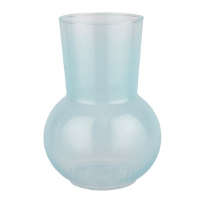 Ваза (стекло), D11,5xH17см, голубой в интернет-магазине флористических аксессуаров Азалия Декор