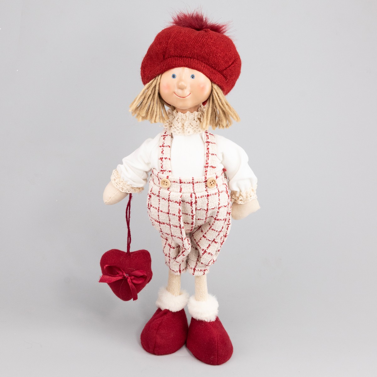 Сувенир Мальчик/Девочка, H49х21х16см, в асс., красный в интернет-магазине флористических аксессуаров Азалия Декор