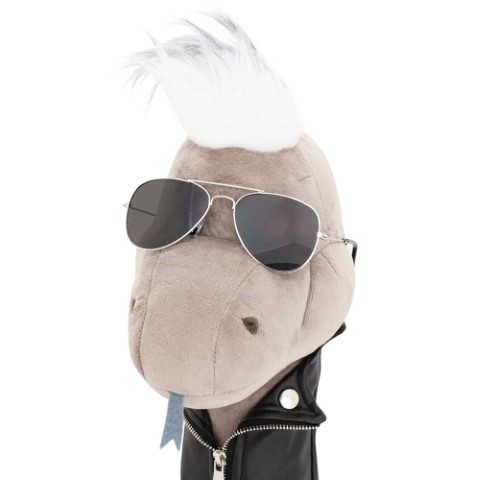 Игрушка м/н Змей Димон, 40см, серый в интернет-магазине флористических аксессуаров Азалия Декор