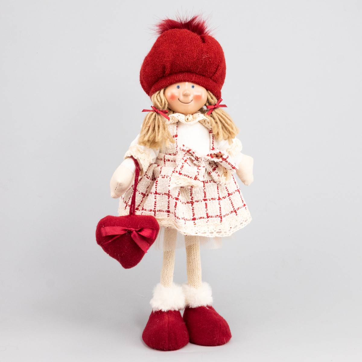 Сувенир Мальчик/Девочка, H38х15х10см, в асс., красный в интернет-магазине флористических аксессуаров Азалия Декор