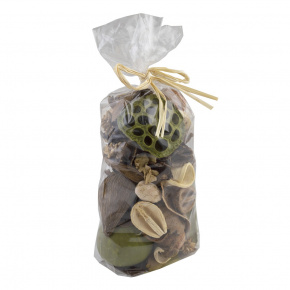 Набор сухоцветов, 305 гр, натуральный/зеленый в интернет-магазине флористических аксессуаров Азалия Декор