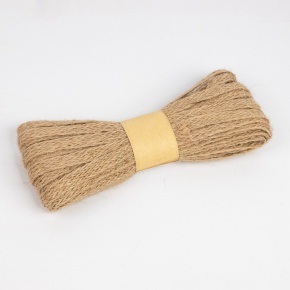 Лента Джут, 10 мм 10 м, натуральный в интернет-магазине флористических аксессуаров Азалия Декор