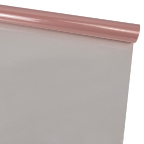 Пленка Кристалл 50мкр, 58 см 10 м, светло-розовый в интернет-магазине флористических аксессуаров Азалия Декор