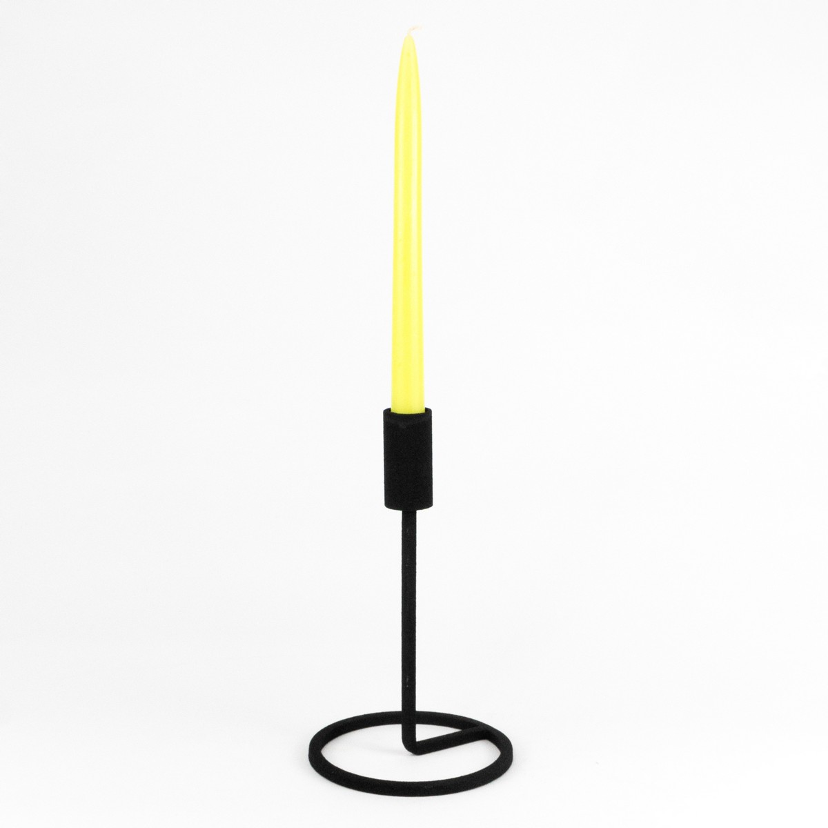 Подсвечник (металл), H19х10,5см, черный в интернет-магазине флористических аксессуаров Азалия Декор