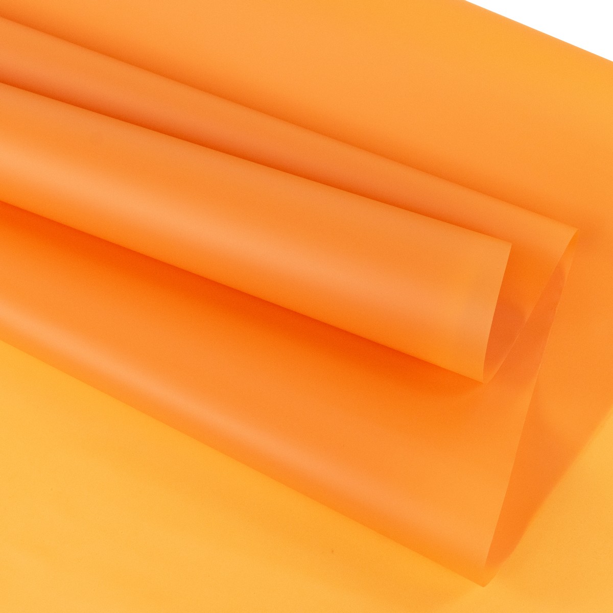 Пленка матовая 50мкр, 58 см 10 м, оранжевый в интернет-магазине флористических аксессуаров Азалия Декор