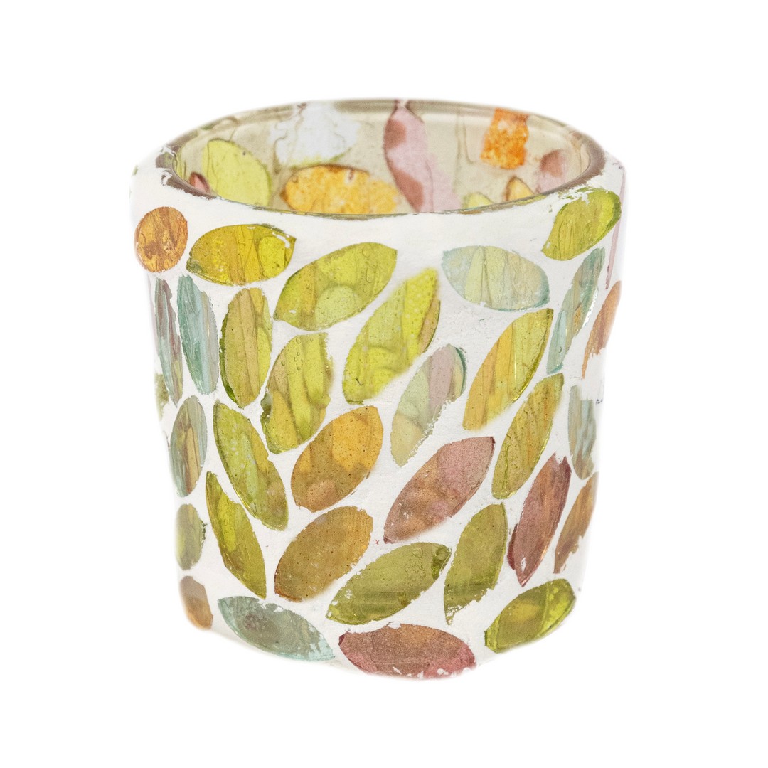 Подсвечник (стекло), H6xD6см, цв. в асс. в интернет-магазине флористических аксессуаров Азалия Декор