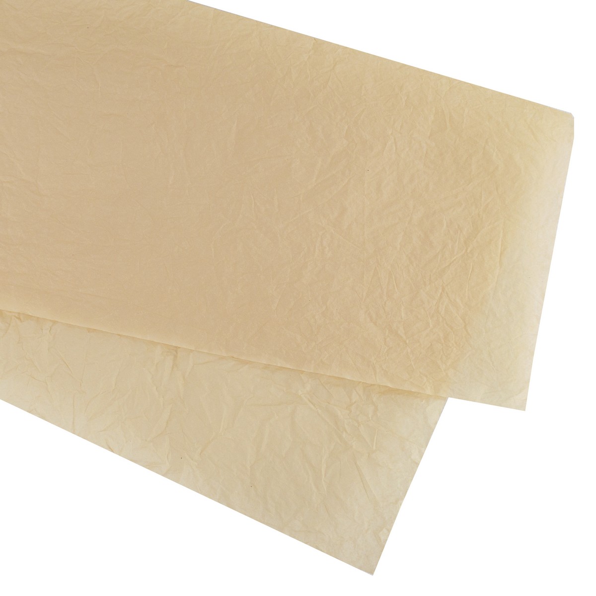 Бумага жатая, 5 листов, 52х53см, кремовый в интернет-магазине флористических аксессуаров Азалия Декор