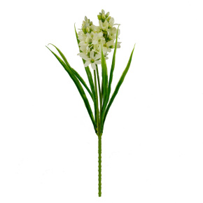 Гиацинт на вставке, 31см, кремовый в интернет-магазине флористических аксессуаров Азалия Декор