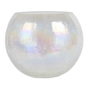 Ваза Шаровая 4л, D21,5xH19см, перламутровый в интернет-магазине флористических аксессуаров Азалия Декор