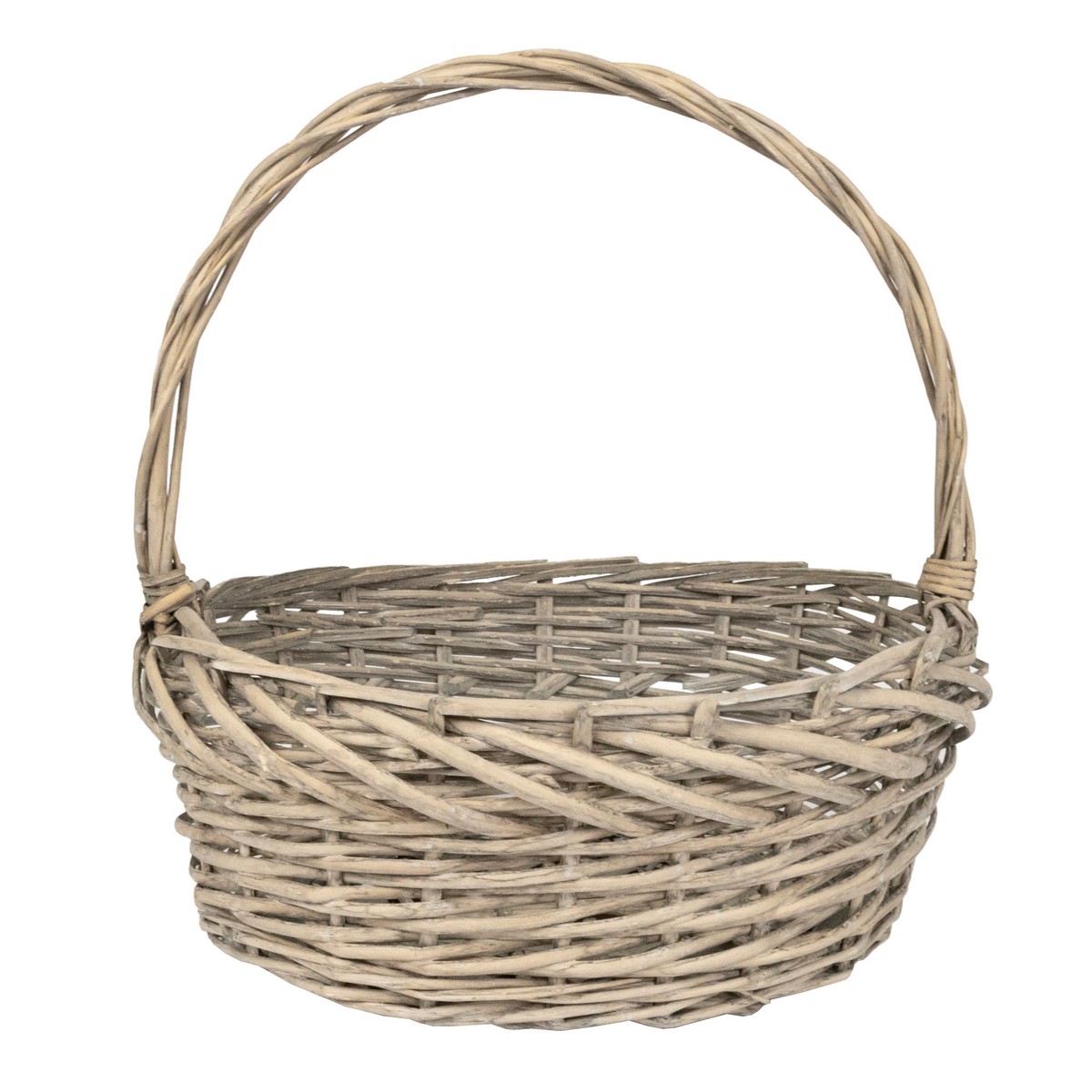 Набор корзин плетеных 4шт. (ива), 47x42x18xH48см, серый в интернет-магазине флористических аксессуаров Азалия Декор