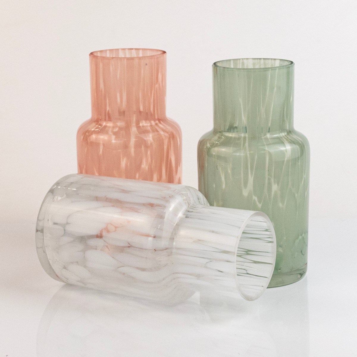 Ваза Мурано (стекло), Н14хD7см, цв. в асс. в интернет-магазине флористических аксессуаров Азалия Декор