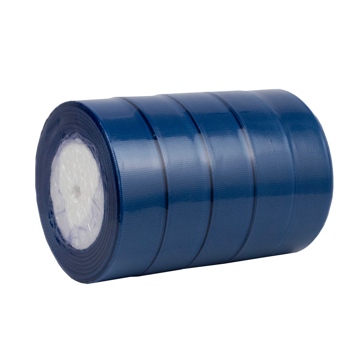 Лента репсовая (в уп.5 шт.), 25 мм 22,7 м, темно-синий в интернет-магазине флористических аксессуаров Азалия Декор