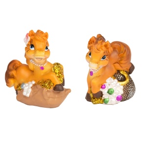 Лошадка, 6х4х6см, в ассорт. в интернет-магазине флористических аксессуаров Азалия Декор