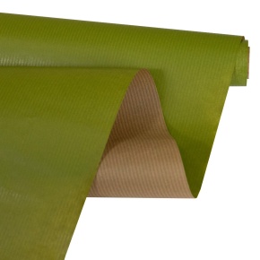 Бумага упаковочная крафт 45гр, 60 см 10 м, оливковый в интернет-магазине флористических аксессуаров Азалия Декор